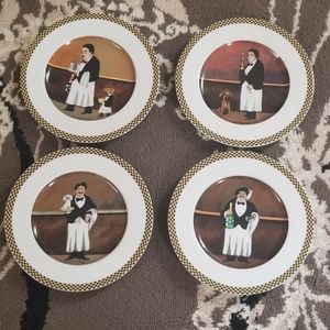 Antique plate set 4